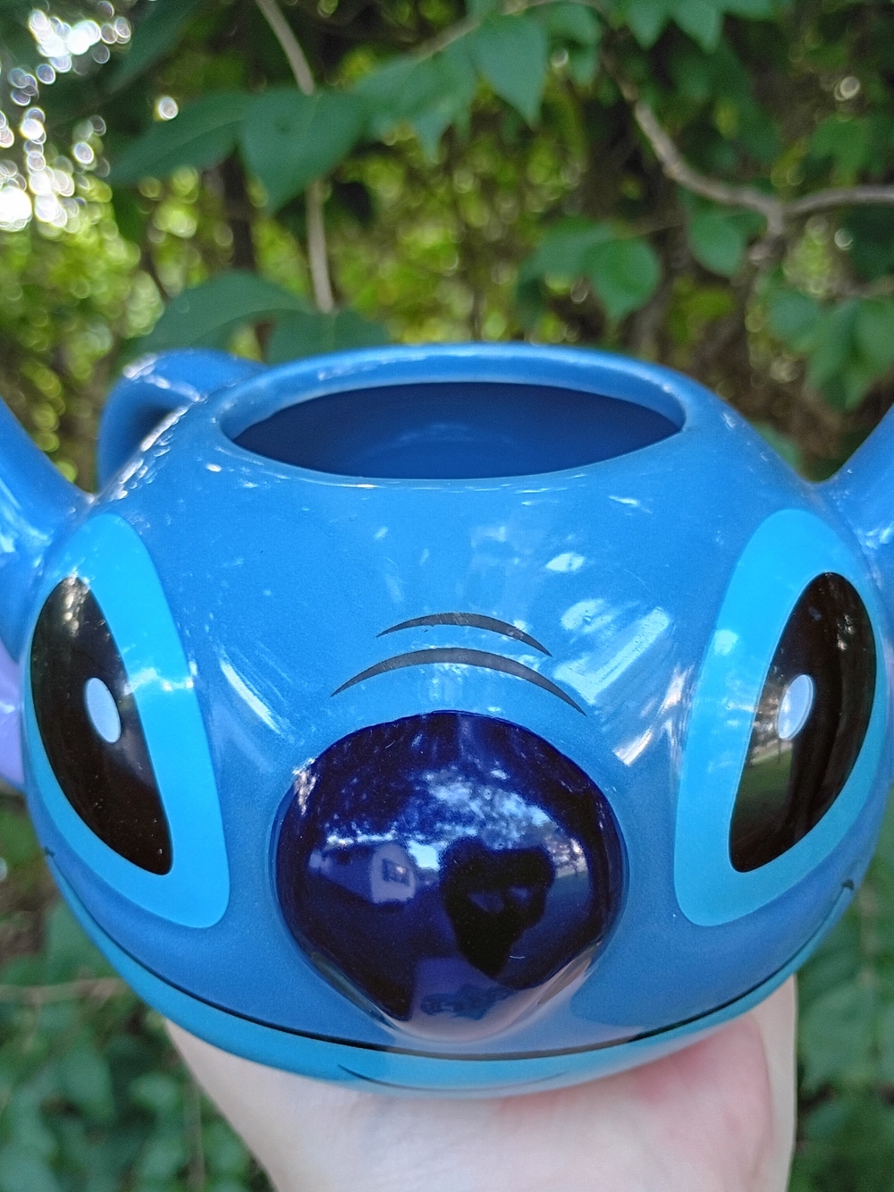 Disney Lilo And Stitch 3D Stitch Face Ceramic Coffee Mug